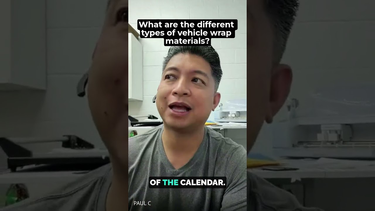 What Are The Different Types of Vehicle Wrap Materials? - VK GARAGE