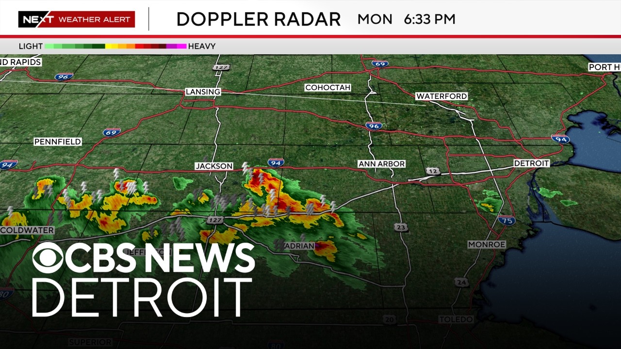 Live radar: Tracking storms in Southeast Michigan - YouTube
