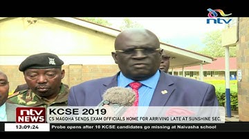 KCSE 2019: Disappointed CS Magoha suspends late supervisor and invigilator