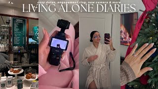 Living Alone Diaries: Engagement Ring, New Vlogging Camera, Cozy Dates, & Shesaidyes Fine Jewelry