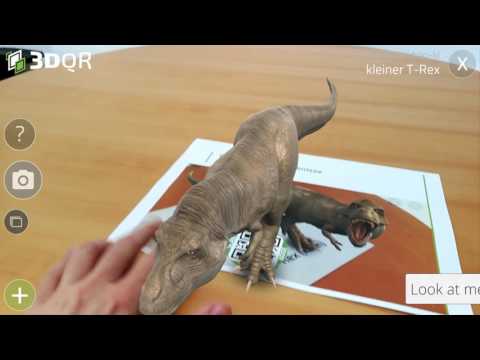 3DQR T-Rex #AR Demo