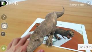 3DQR T-Rex #AR Demo