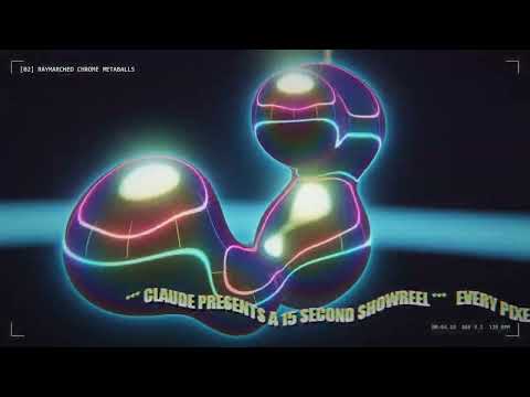 Claude AI demo scene showreel