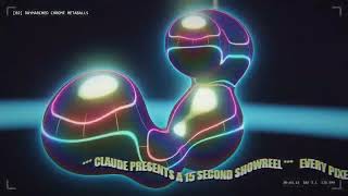 Claude AI demo scene showreel