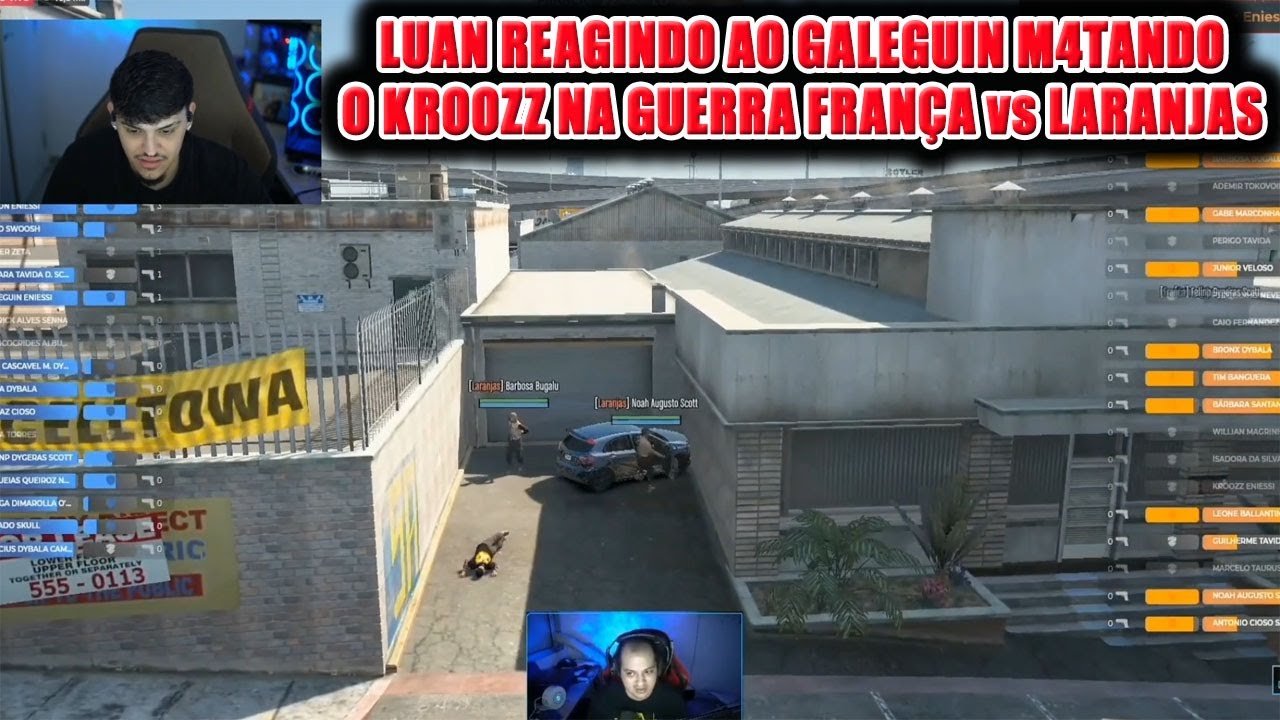 LuanZ7 Reagindo Ao GaleguiNS M4tando o Kroozz Na Guerra França vs Laranjas!