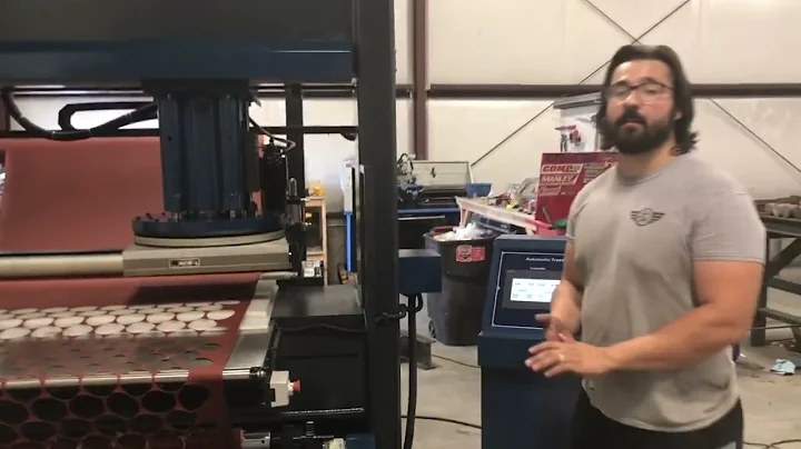 Rotating Head Demonstration for a HAMMERHEAD Pinch Roller Traveling Head Press