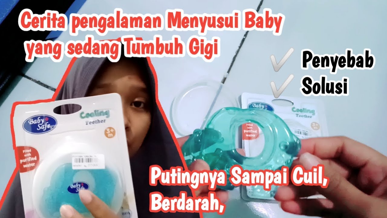 Cara Mengatasi Bayi Menggigit Saat Menyusui | Review Teether Baby safe