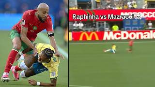 Noussair Mazraoui insane performance against Brazil! World Cup 2026