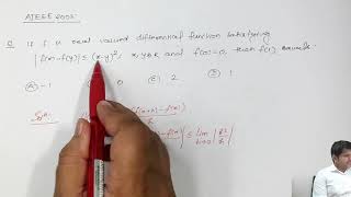 AIEEE 2005 QUESTION FUNCTIONAL EQUATION USING DEFINITION OF DERIVATIVE