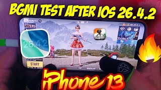 iOS 26.4.2 BGMI Test⚡️Best Update? Bgmi Lag? | iPhone Bgmi Test