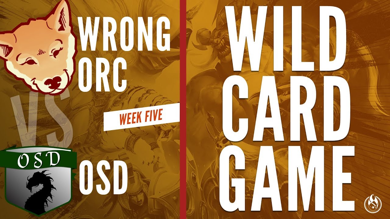 Fight Night, Wildcard Game: Wrong Orc vs OSD feat. Jhow and Halorin - HotS Gameplay