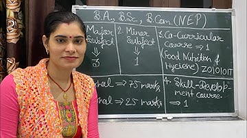 How we can choose major, minor, co-curricular courses and skill development, (for B.A,B.Sc& B.Com)