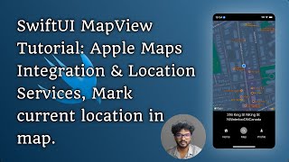 SwiftUI MapView Tutorial: Apple Maps Integration & Location Services, Mark current location inTamil.