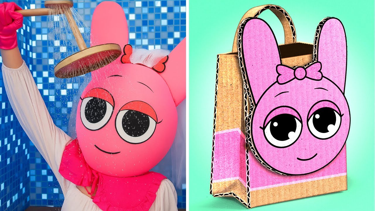 ✨ Sprunki Paper World 🌈 Cardboard Adventures & Creative DIY Ideas