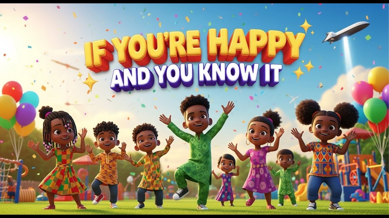 If You're Happy and You Know It 👏🎉 | Afrokidies