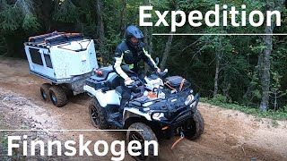 Expedition Finnskogen 3 dagers tur / Expedition 3 day trip / Polaris, Can Am, Camper trailers.
