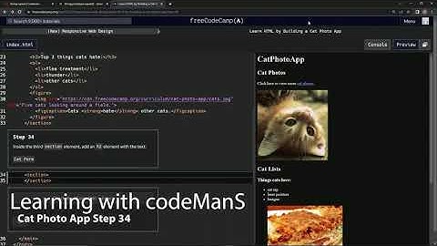 Learn HTML by Building a Cat Photo App - Step 34