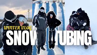 We Go SNOW TUBING For The First Time ❄️🏔️ | WINTER VLOG