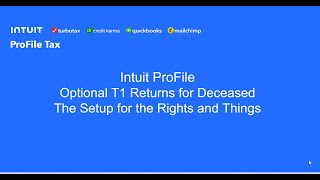 Creating a deceased optional return in the ProFile T1 module