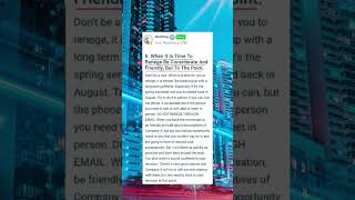 7 Tips on Reneging (Part 2) #reneging #financejob #finance #wallstreet #networking