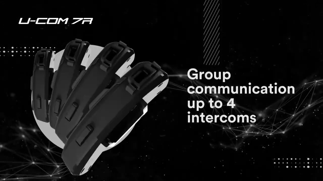 Interphone U-COM 7R Bluetooth Intercom System - GhostBikes