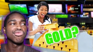 Tipping Waitresses With Real Gold Bars | MrBeast REACTION