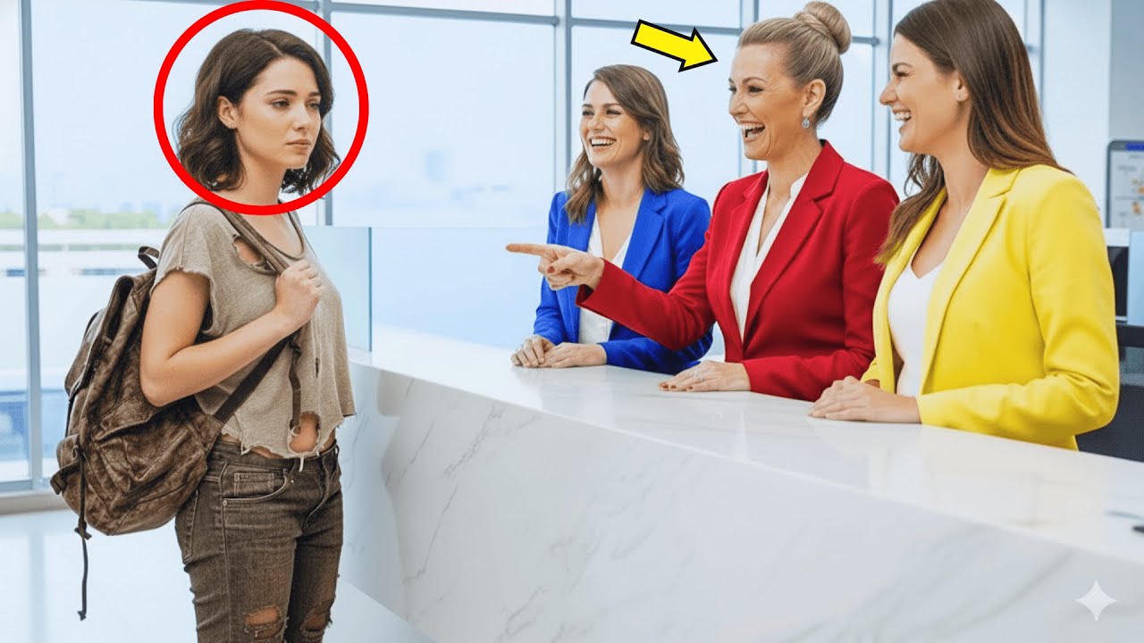 Den hemlösa flickan gick in på banken och alla skrattade… utan att ana hennes saldo!