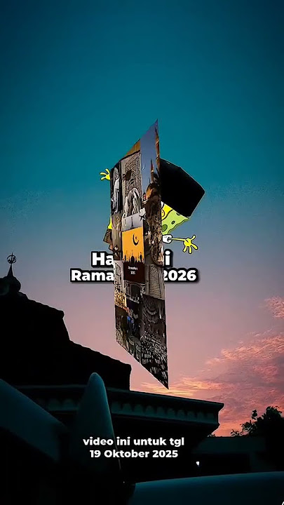 122 HARI LAGI RAMADHAN 2026/1447 HIJRIAH. #ramadhan #ramadhan2026 #ramadhanekstraseru #ramadhankaree