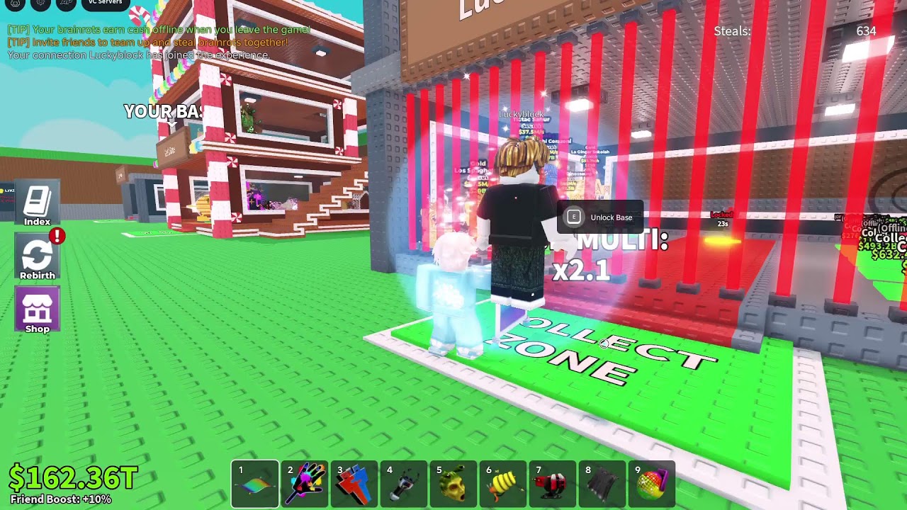 STEAL A BRAINROT INFINITE LUCK!!!
TRADING AND PVP GIVING FREE LA SECRETS