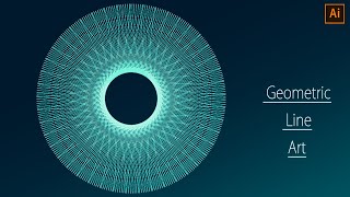 create geometric line art | adobe illustrator tutorial
