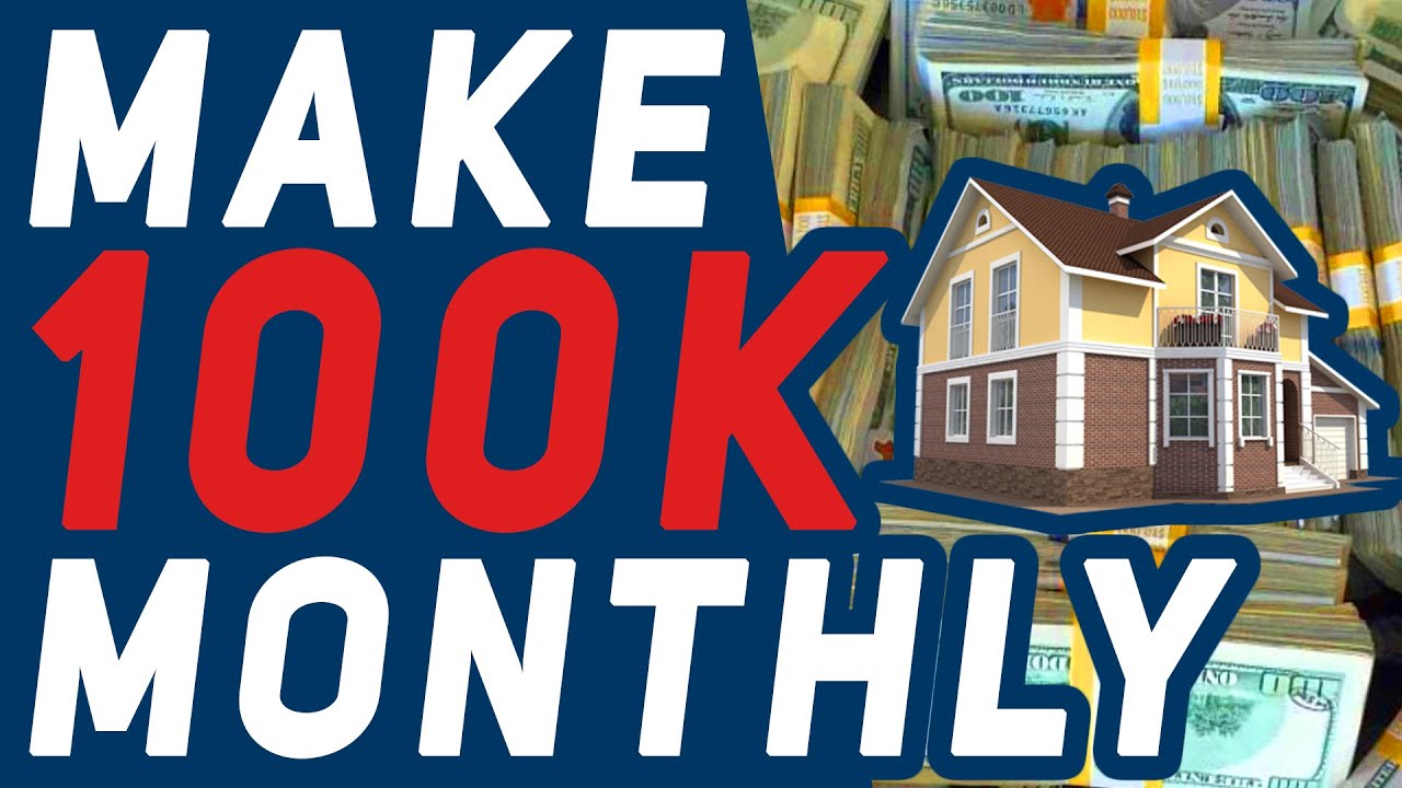 This is How You Can Make 100k+ Monthly Wholesaling Real Estate YouTube