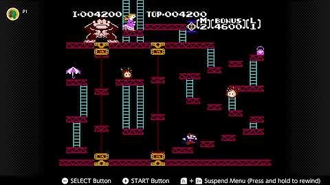 Elevator Level in Donkey Kong (1981)