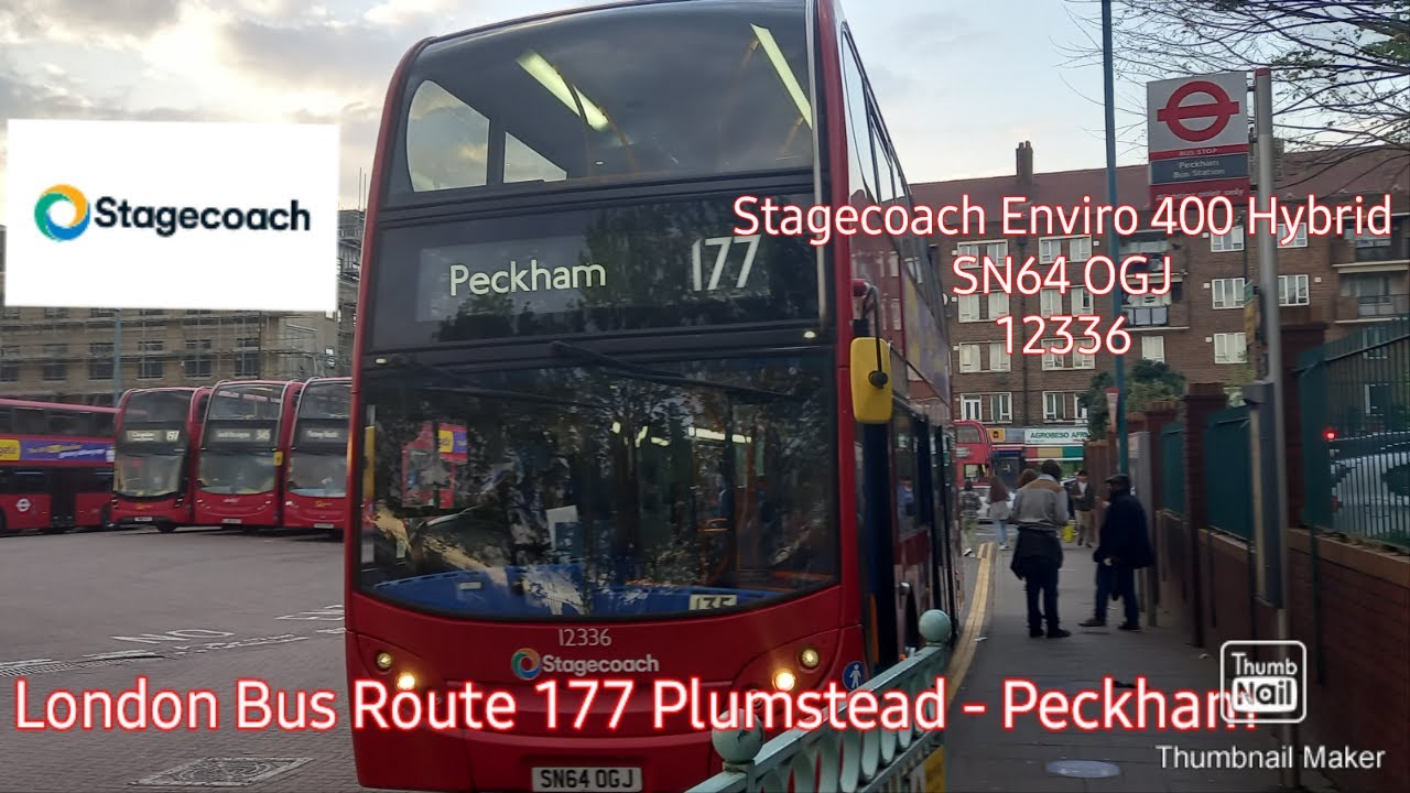 London Bus Route 177 Plumstead Peckham YouTube London Bus Route 177 Plumstead Peckham YouTube