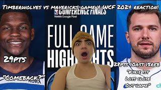 WOLVES IN 7? #3 TIMBERWOLVES at #5 MAVERICKS | FULL GAME 4 HIGHLIGHTS | May 28, 2024 | REACTION