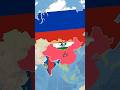 भारत और मंगोलिया ने जगह बदल ली तो क्या चीन हमला करेगा? 😱 | Russia India vs China !#shorts