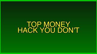 Warning: The Top Money Hack You Don't Know (New Data)