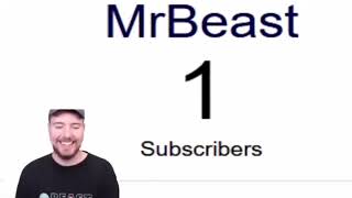 mr beast hits 0 subscribers