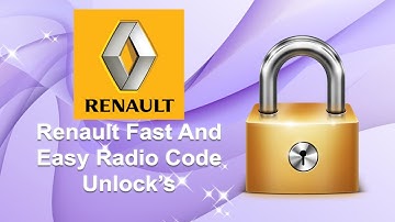 How To Find All Renault Radio Code Using Serial No.