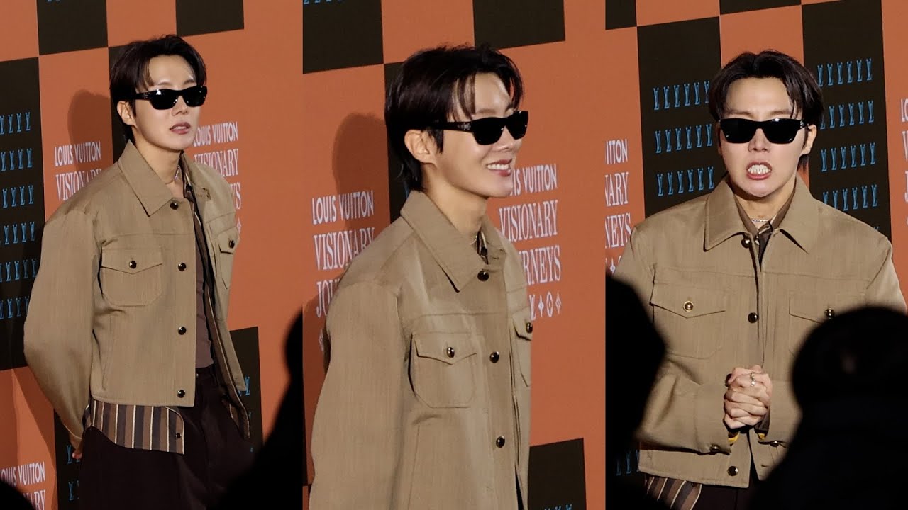 BTS (J-HOPE) LOUIS VUITTON EVENT 방탄소년단 제이홉 루이비통 행사 포토월 직캠