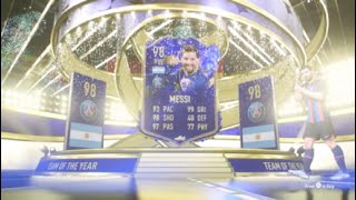 Packing Toty Messi!!!!! Fifa 23 ultimate team road to 300 subs