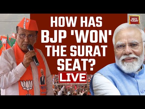 INDIA TODAY LIVE: BJP &#39;Wins&#39; Surat Lok Sabha Seat, Congress Cries Surat Match Fixing | 2024 Polls