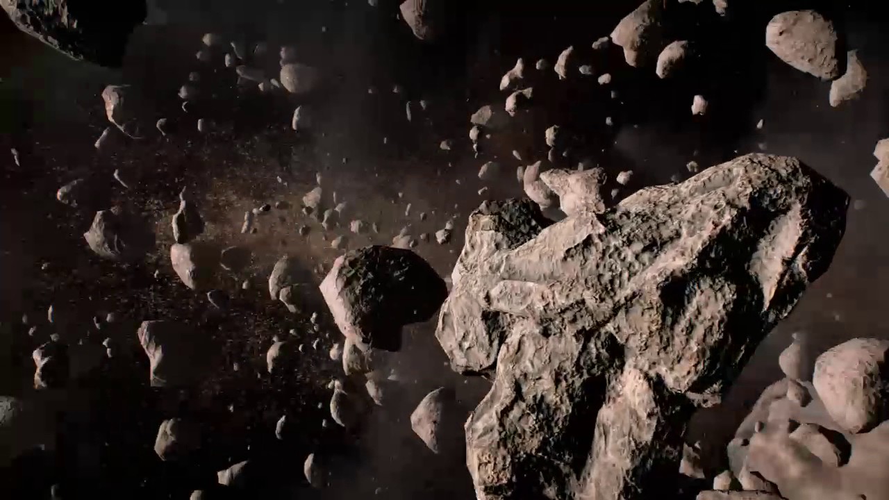 Mass Effect™ Andromeda (PS4)  Sara Ryder finds minerals in asteroid belts