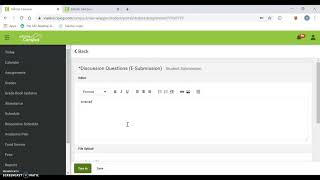 Assignment Submission Infinite Campus (Part 1)