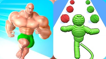 Rope Man Run 3d Vs Muscle Rush 3d💙🔺💥🔺💙New Levels Big New Update Max Walkthrough Android iOS Gameplay