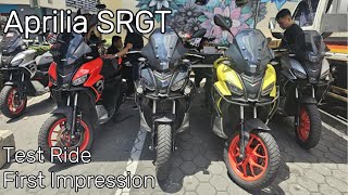 Aprilia SRGT 200 Test ride || First Impression || Micon Motovlog