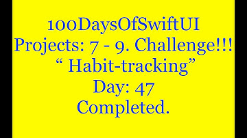 100 Days Of SwiftUI   Projects 7 - 9:  Drawing   Day: 47   Challenge