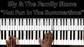 Sly & The Family Stone Hot Fun In The Summertime Piano Tutorial