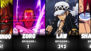 One Piece Character And Their First Appearance in Episode and Chapter