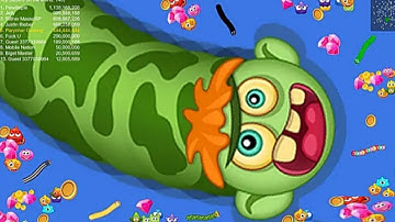 worm zone io New version unlocked Eipc game several skills ( part-1 ) #wormszoneio #newversionvideo