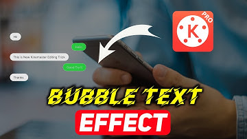 Bubble Message Text Tutorial Kinemaster || How To Create A Text Bubble Effect In After Effects